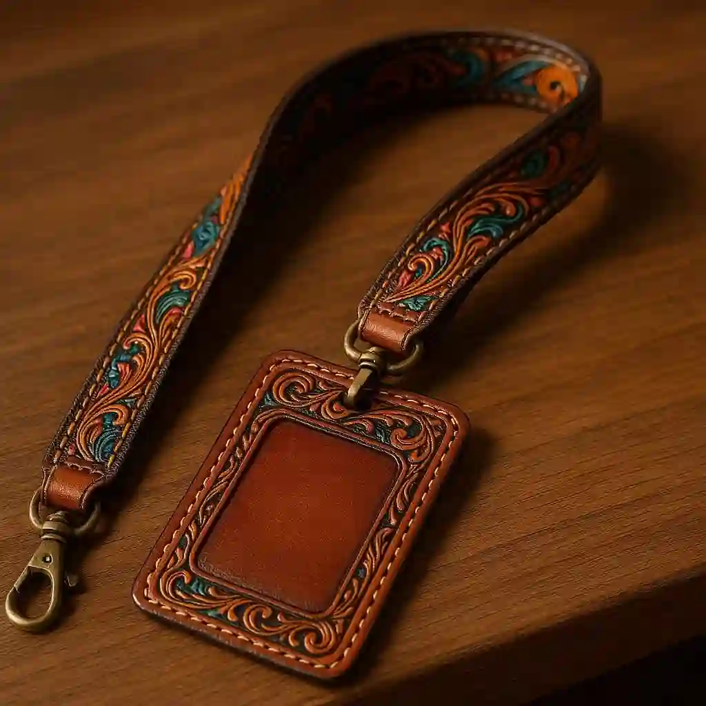 Lanyard Kulit Kustom Jambi